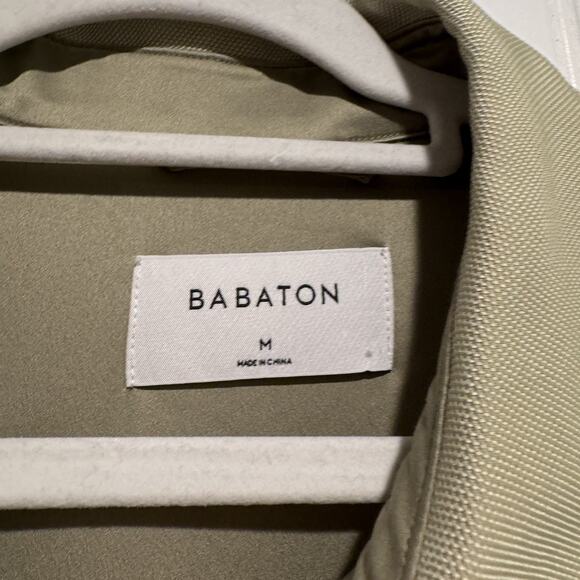 Babaton Borna Shirt Jacket Shacket Pistachio Green Oversized Medium - Picture 5 of 7
